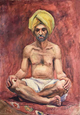 Дейнеко Ольга Константиновна. Индус (на оборотной стороне изображение различных театральных костюмов)